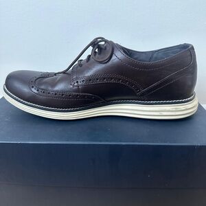 Cole Haan Originalgrand Wingtip Oxfords Dark Brown Size 10
